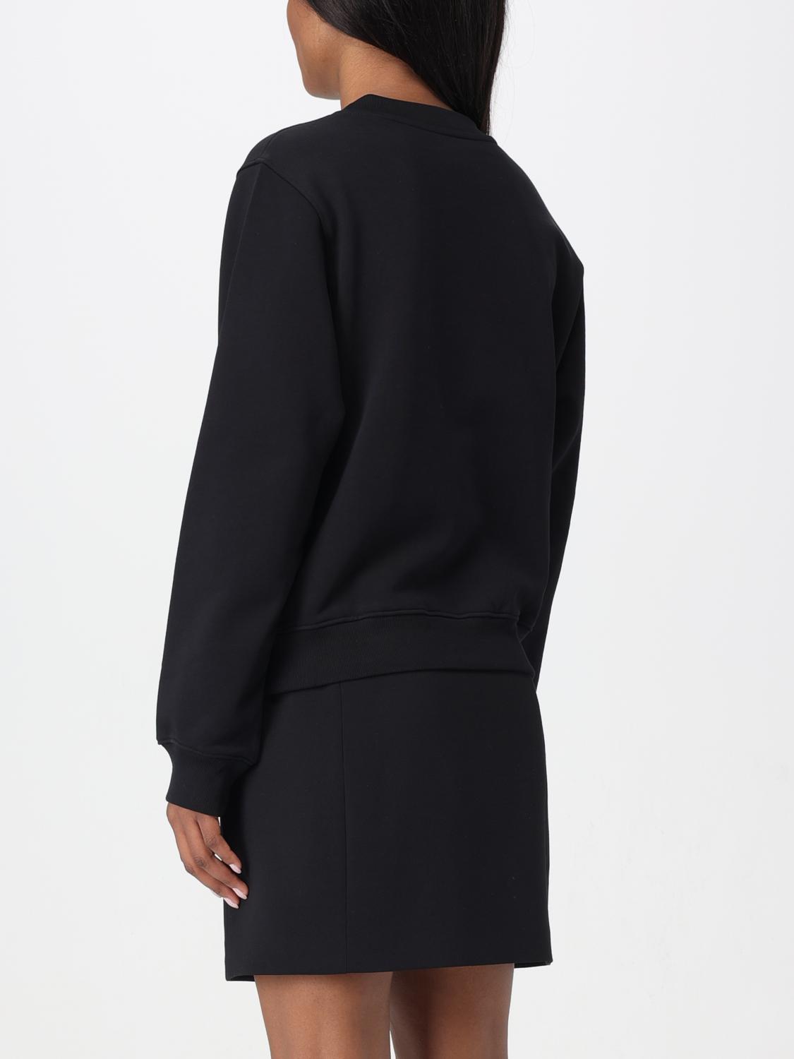 MOSCHINO COUTURE SUDADERA: Sudadera Moschino Couture de algodón con logo, Negro - Img 3