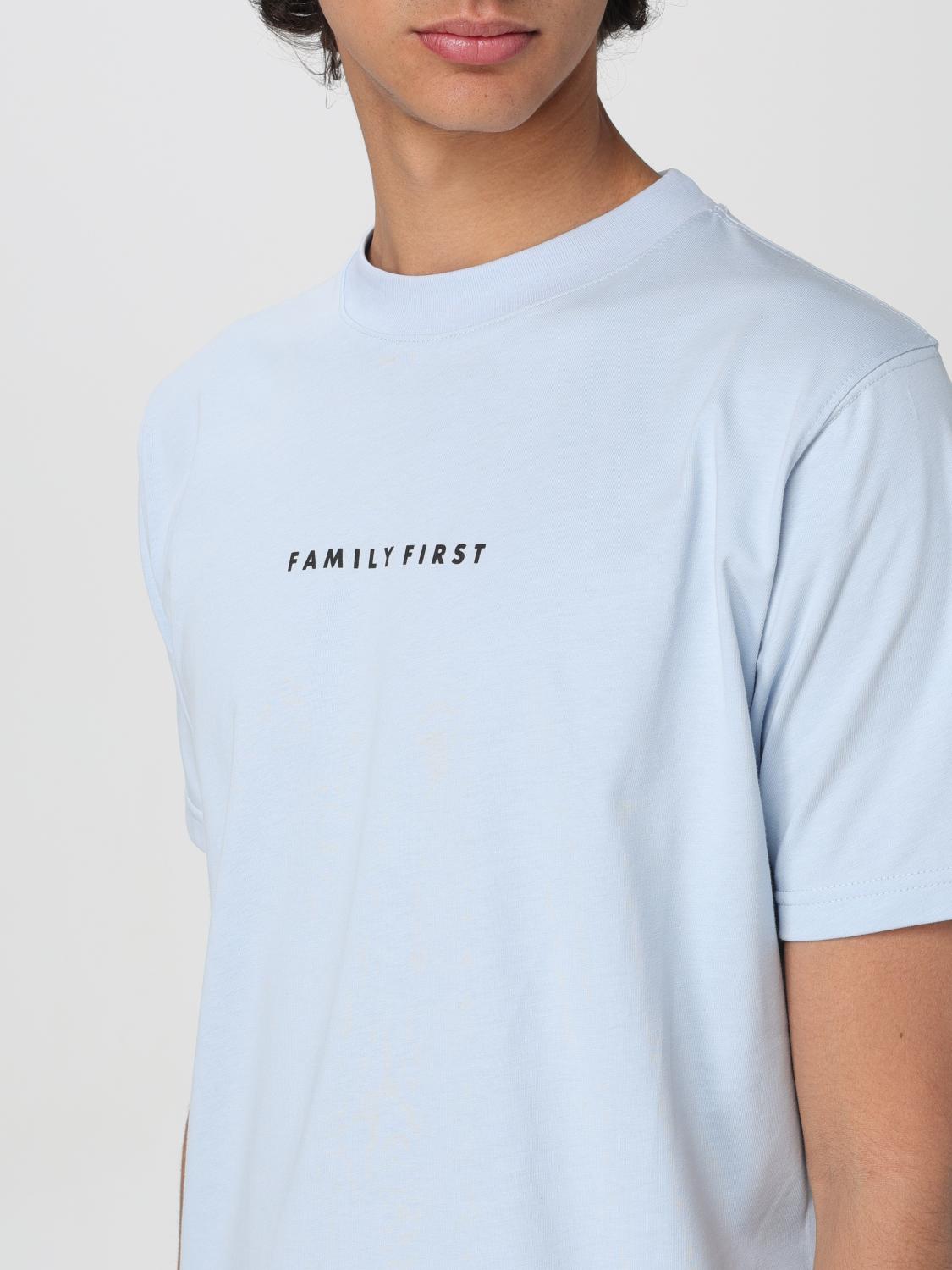 FAMILY FIRST T-SHIRT: T-shirt Family First in cotone , Blue - Img 3