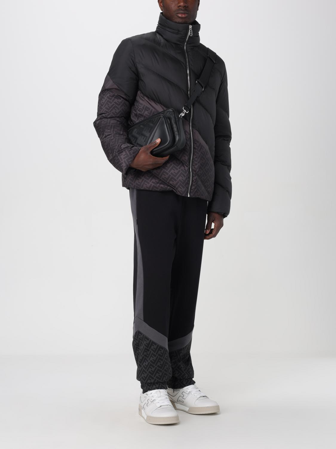 FENDI JACKET: Coat men Fendi, Black - Img 2