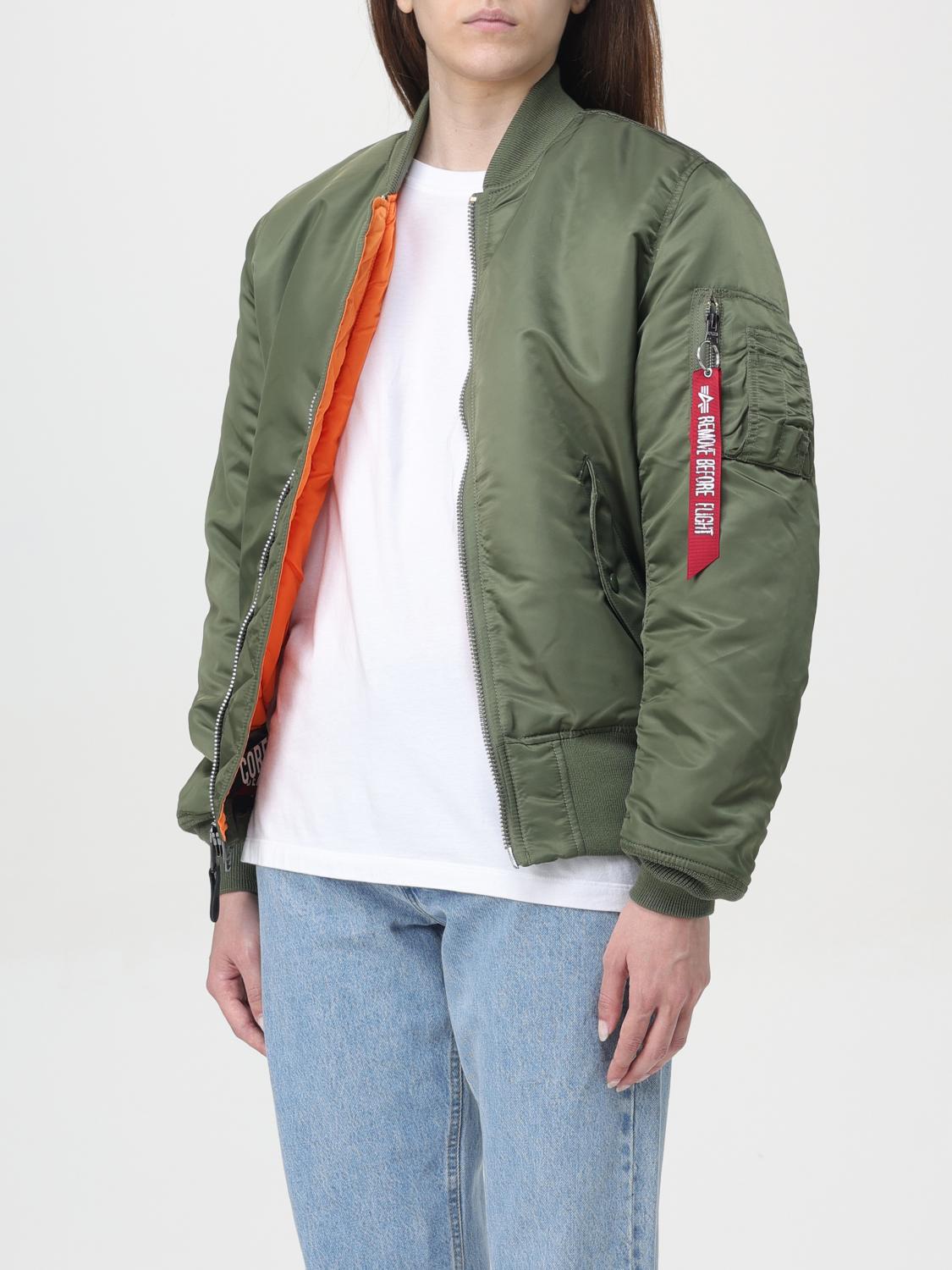 ALPHA INDUSTRIES JACKET: Jacket woman Alpha Industries, Green - Img 3