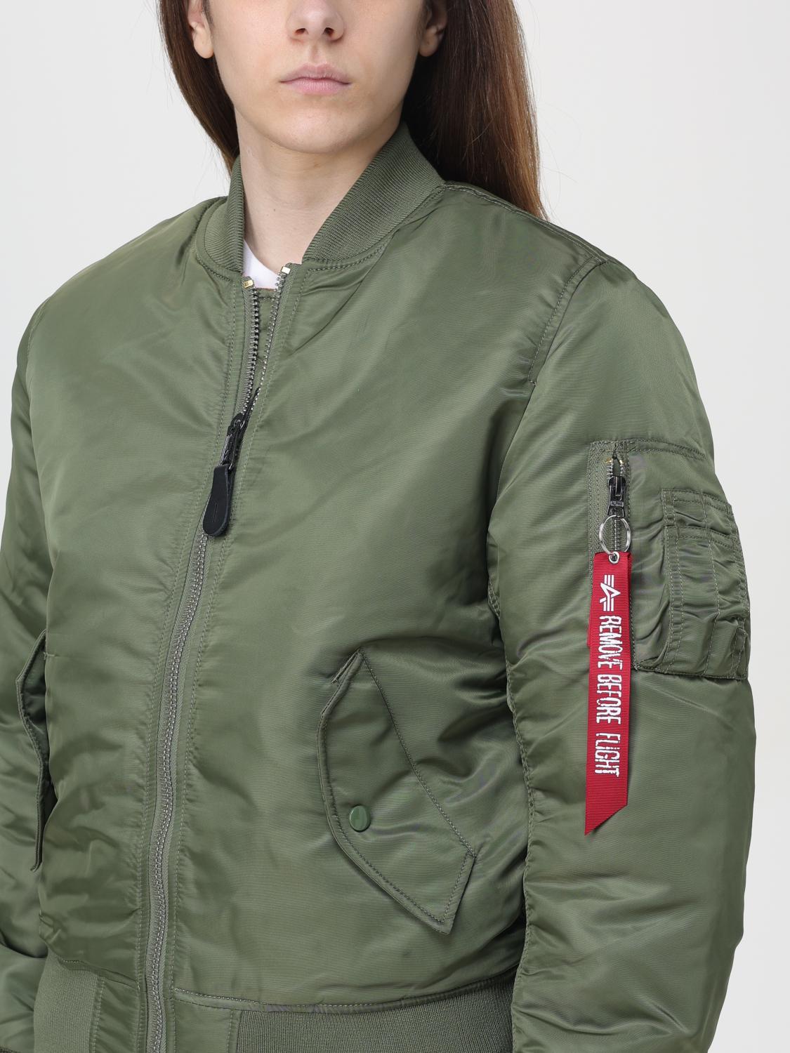 ALPHA INDUSTRIES JACKET: Jacket woman Alpha Industries, Green - Img 4
