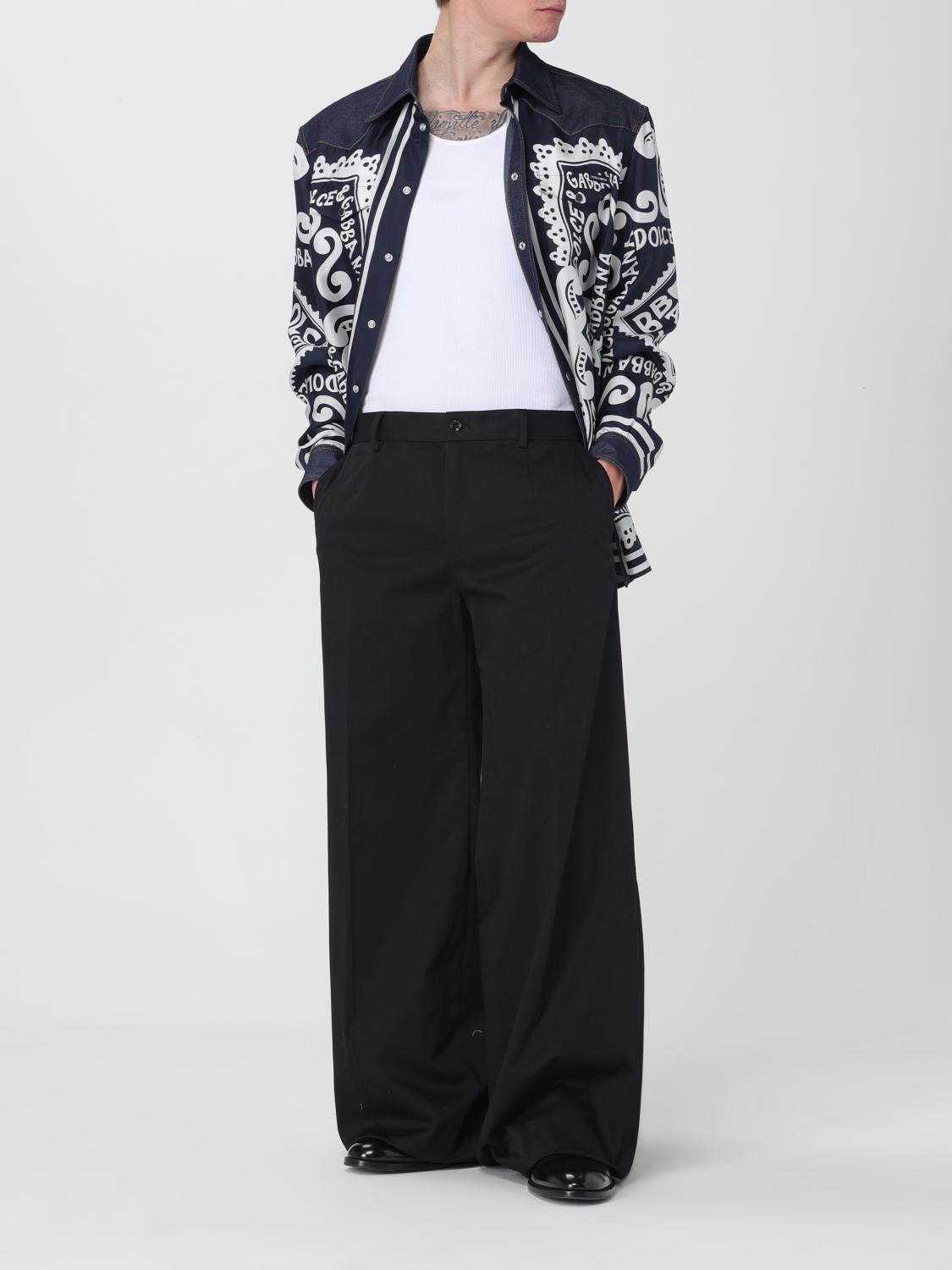 DOLCE & GABBANA PANTS: Pants men Dolce & Gabbana, Black - Img 2