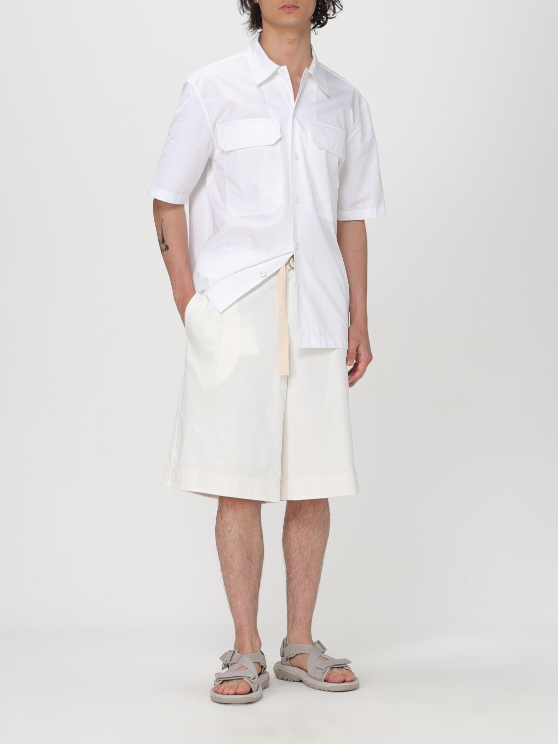 新品タグ付き Jil Sanderホワイト ショートパンツ ジルサンダー Jil Sander ショートパンツ メンズ - ホワイト | J47MU0119J20148