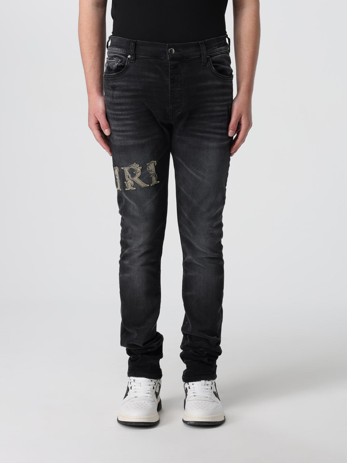 AMIRI: Jeans men Black Amiri jeans AMDNSY1026 online at