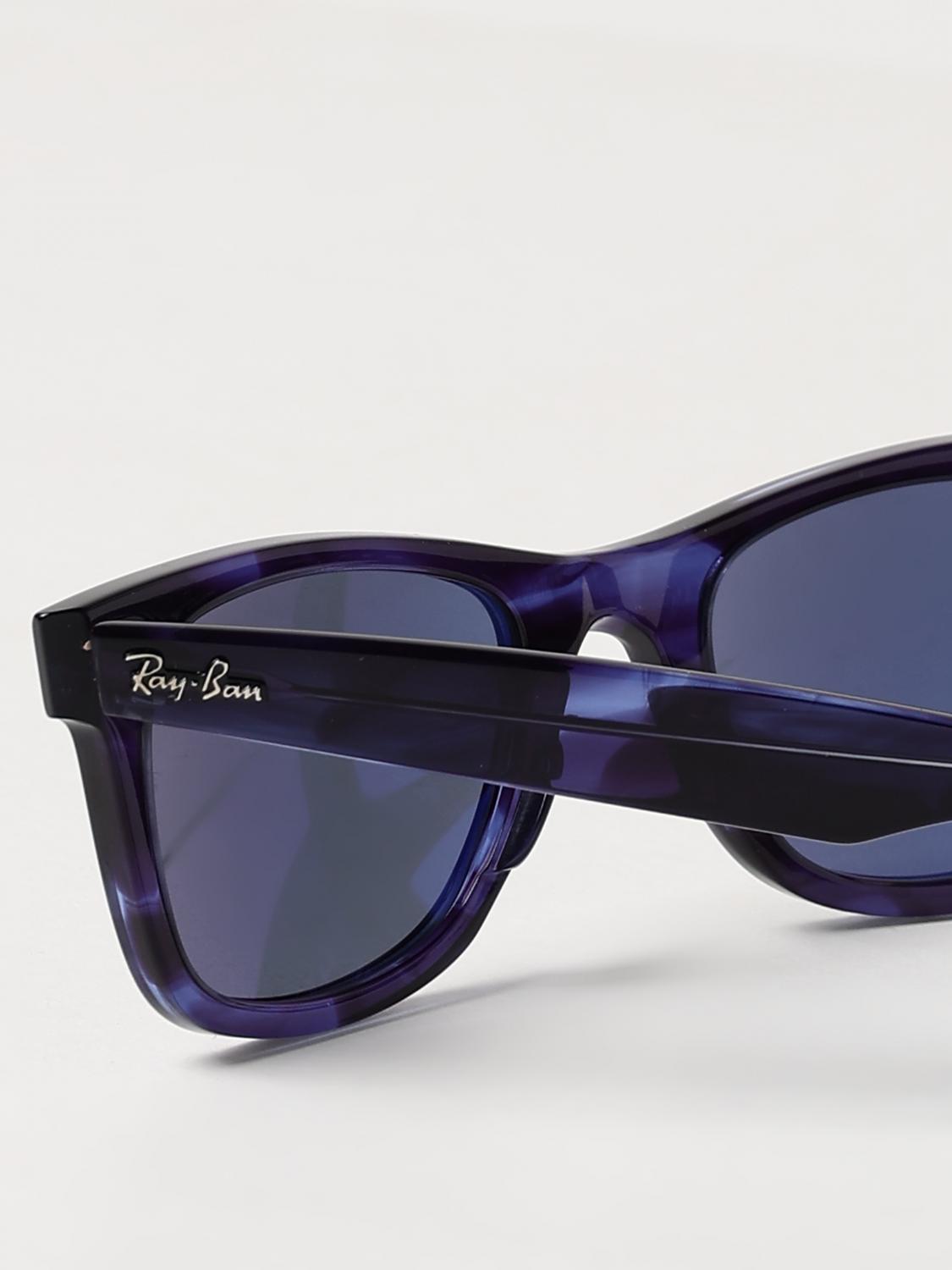 RAY-BAN OCCHIALI DA SOLE: Occhiali da sole Original Wayfarer Classic Ray-Ban in acetato , Blue - Img 5