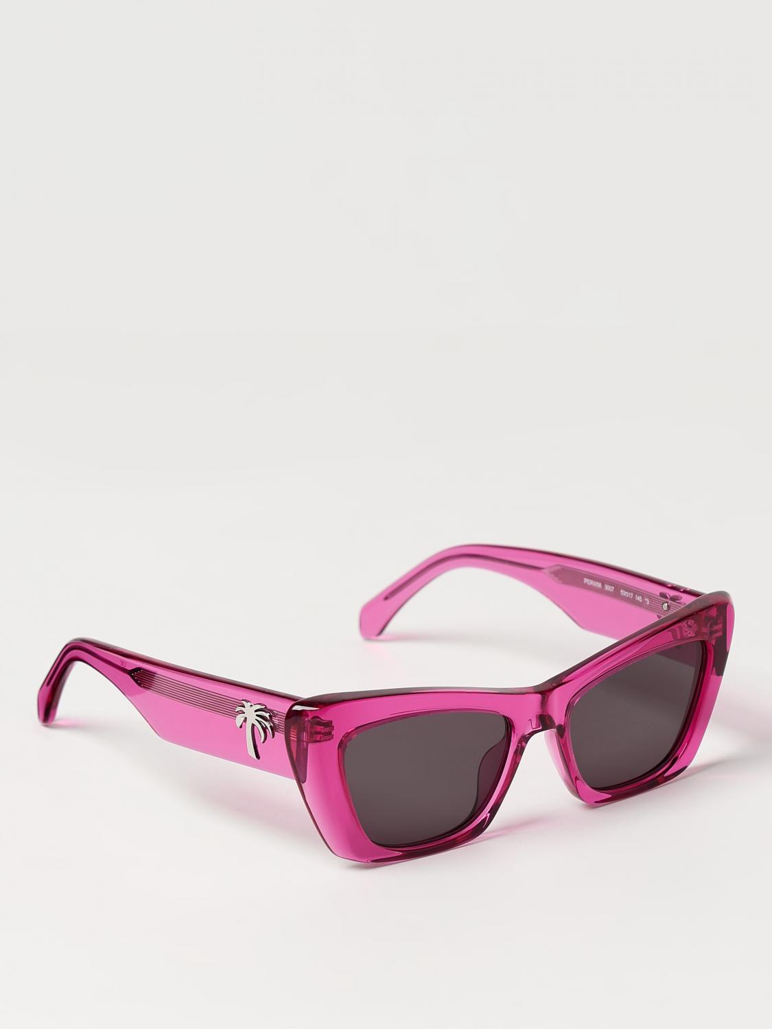 PALM ANGELS SUNGLASSES: Sunglasses woman Palm Angels, Pink - Img 1