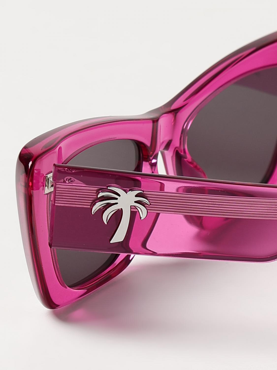 PALM ANGELS SUNGLASSES: Sunglasses woman Palm Angels, Pink - Img 5