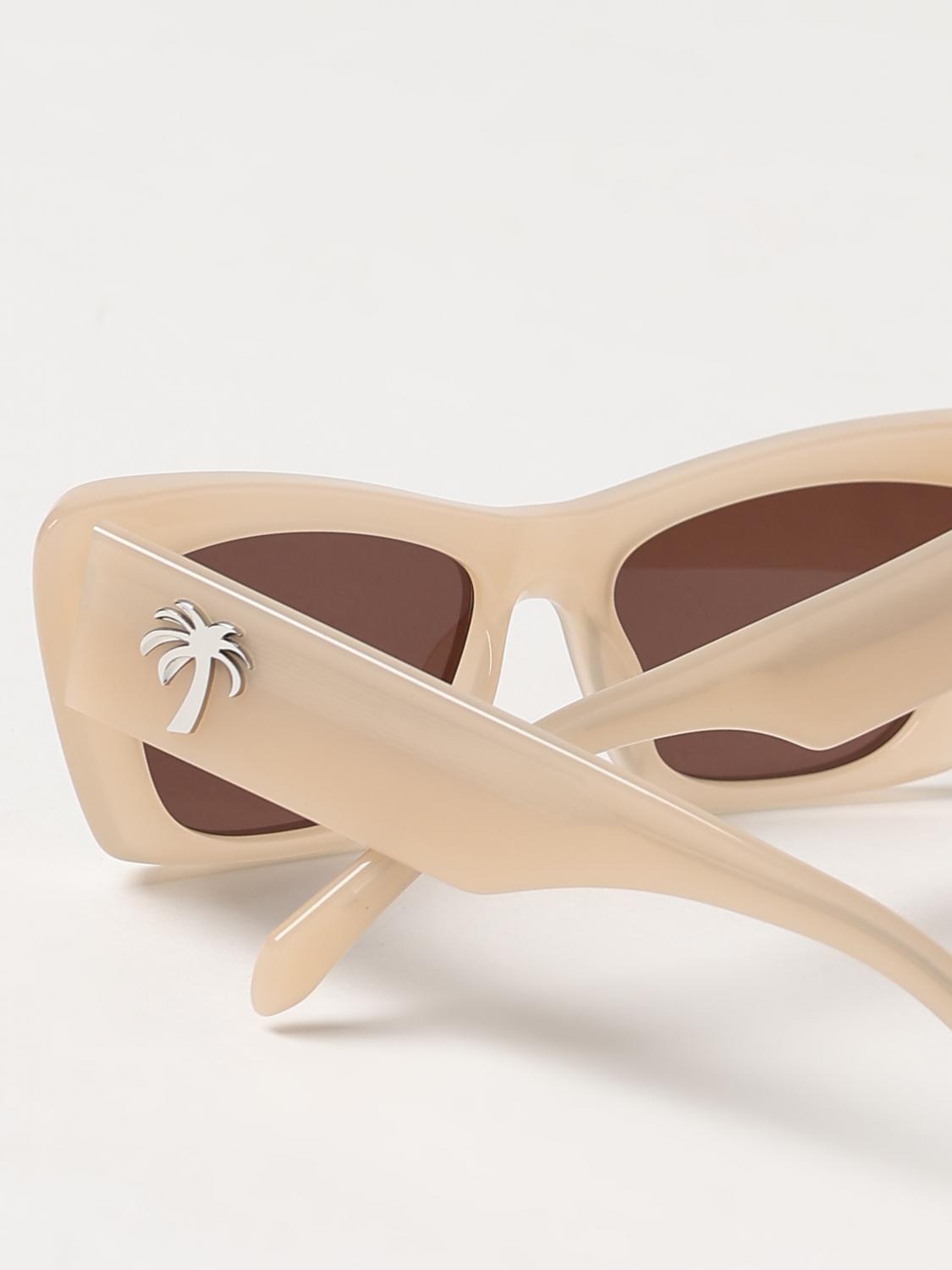 Palm Angels Outlet: Sunglasses woman - Sand | PERI058  display picture 3