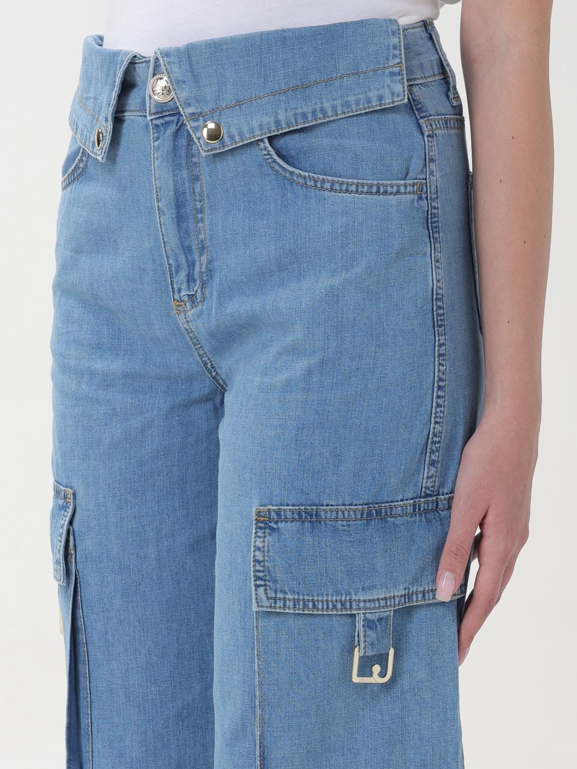 LIU JO PANTALONI: Pantalone donna Liu Jo, Denim - Img 3