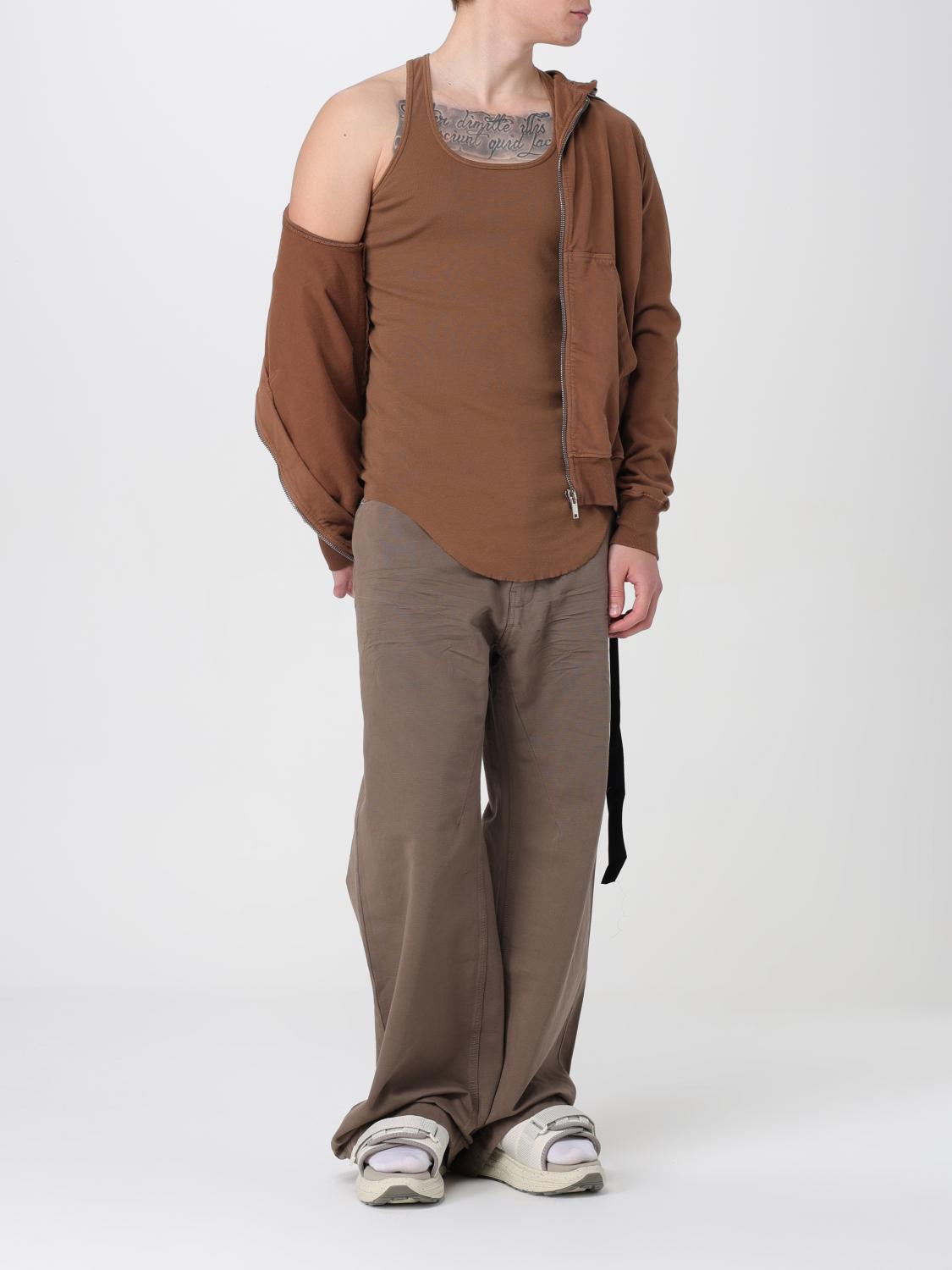 RICK OWENS DRKSHDW TANK TOP: Tank top men Drkshdw, Brown - Img 2