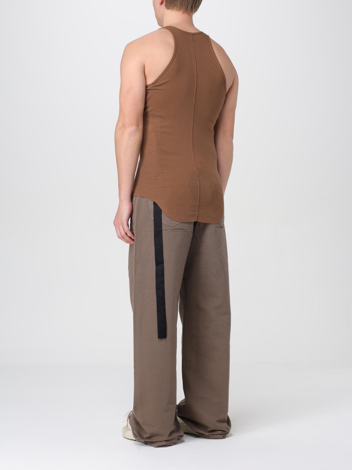 RICK OWENS DRKSHDW TANK TOP: Tank top men Drkshdw, Brown - Img 3
