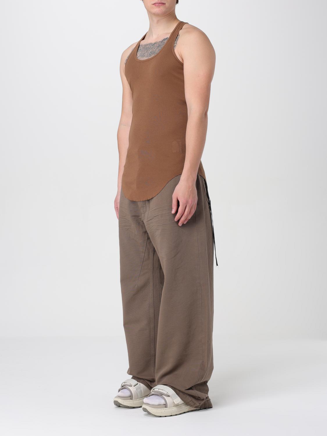 RICK OWENS DRKSHDW TANK TOP: Tank top men Drkshdw, Brown - Img 4