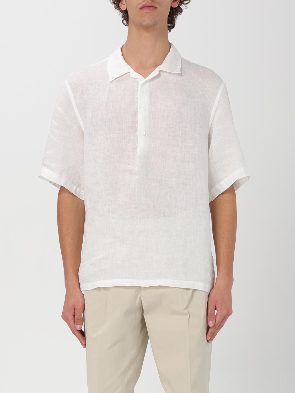 BARENA CAMICIA: Camicia Mola Barena in lino , Bianco - Img 1