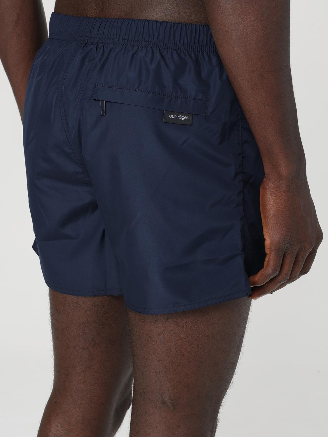 COURRÈGES 泳装: 泳装 男士 CourrÈges, 蓝色 - Img 4
