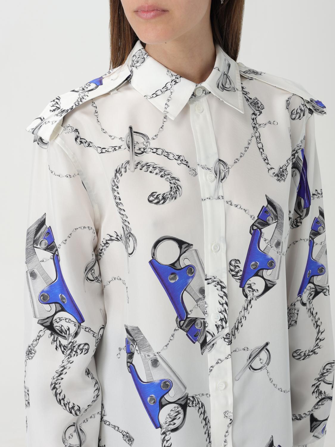 BURBERRY CAMISA: Camiseta mujer Burberry, Azul Oscuro - Img 4