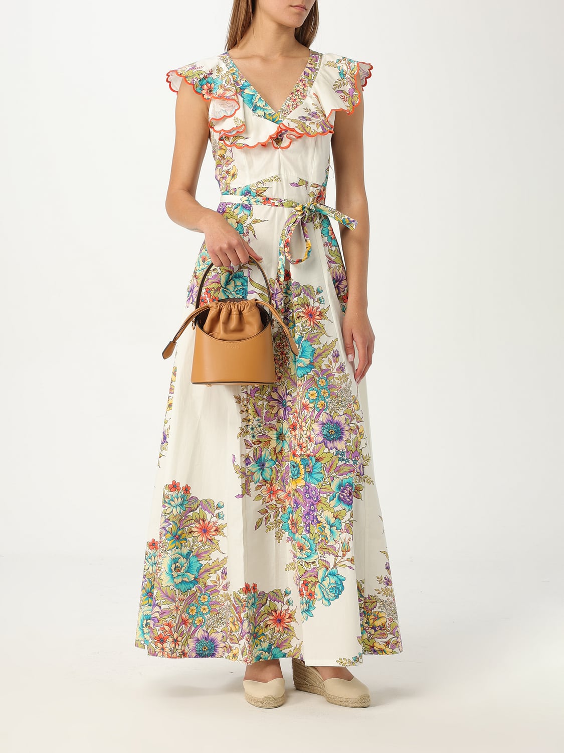 ETRO MINITASCHE: Schultertasche damen Etro, Camel - Img 2