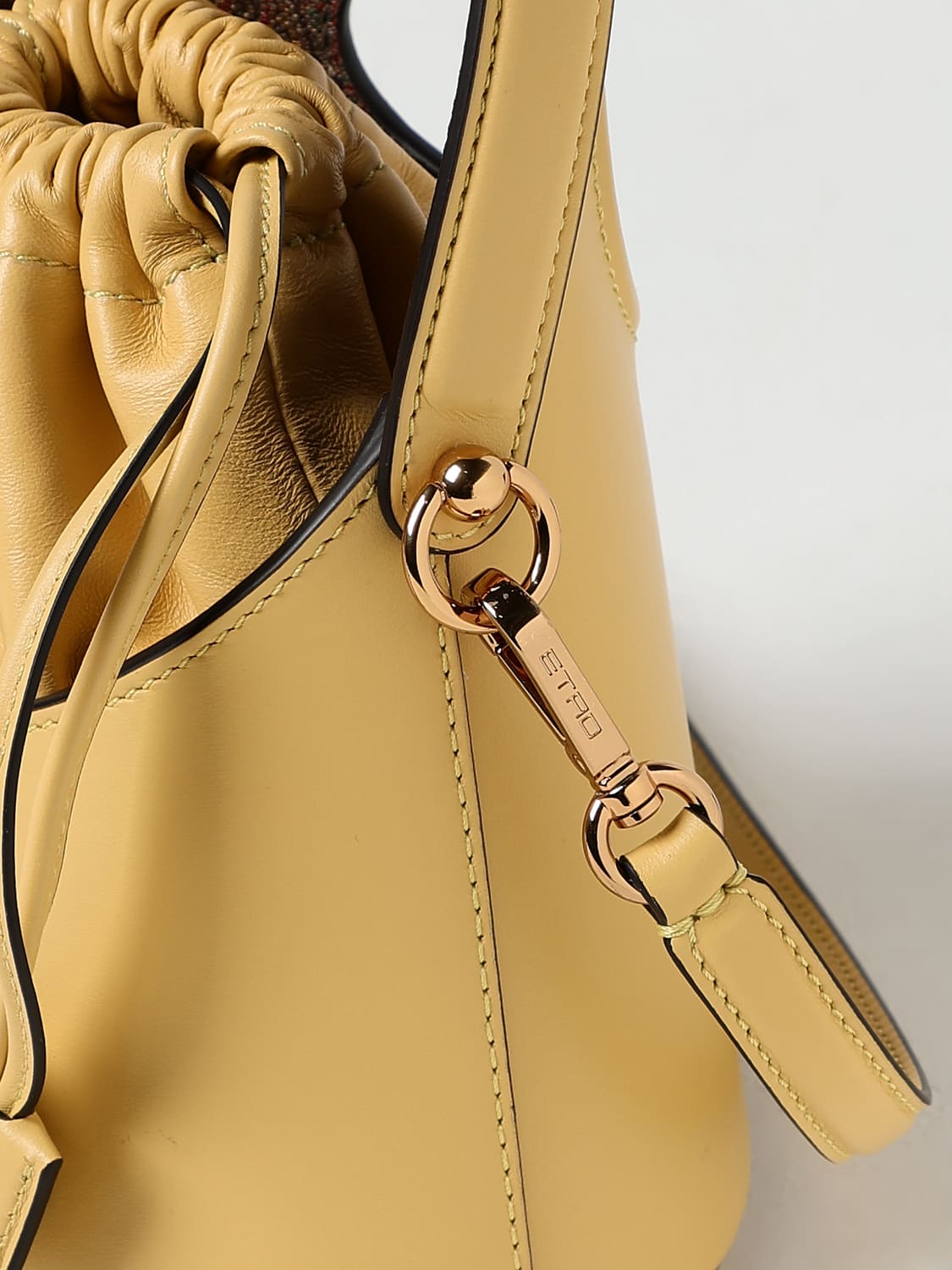 ETRO MINITASCHE: Schultertasche damen Etro, Ocker - Img 4