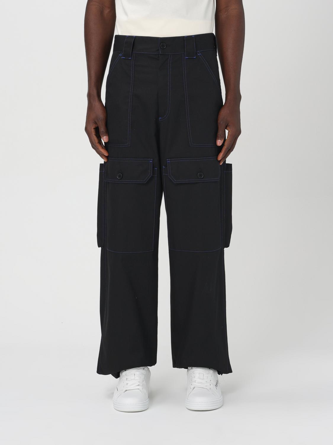 MSGM 裤子: 裤子 男士 MSGM, 黑色 - Img 1