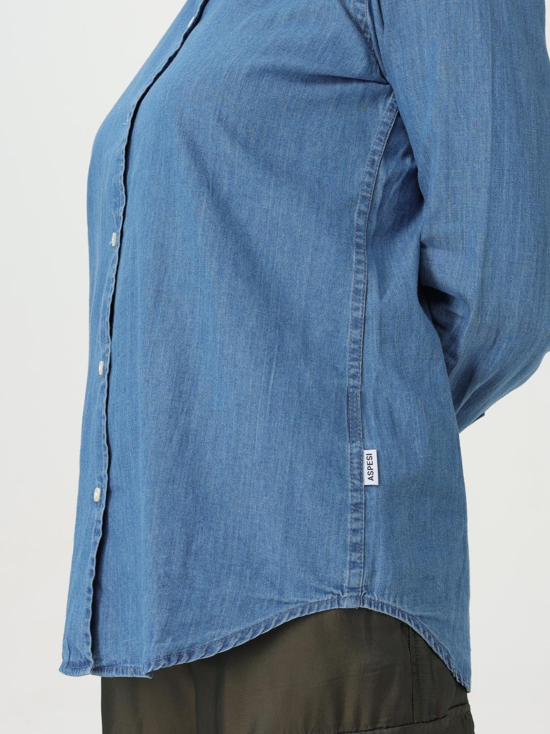 ASPESI CAMICIA: Camicia donna Aspesi, Denim - Img 3