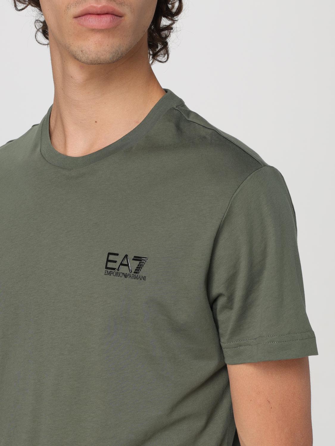 EA7 T-SHIRT: T-shirt men Ea7, Green - Img 4