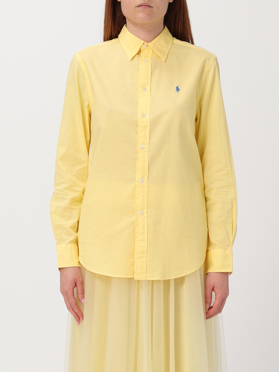 POLO RALPH LAUREN: Chemise femme Jaune Chemise Polo Ralph