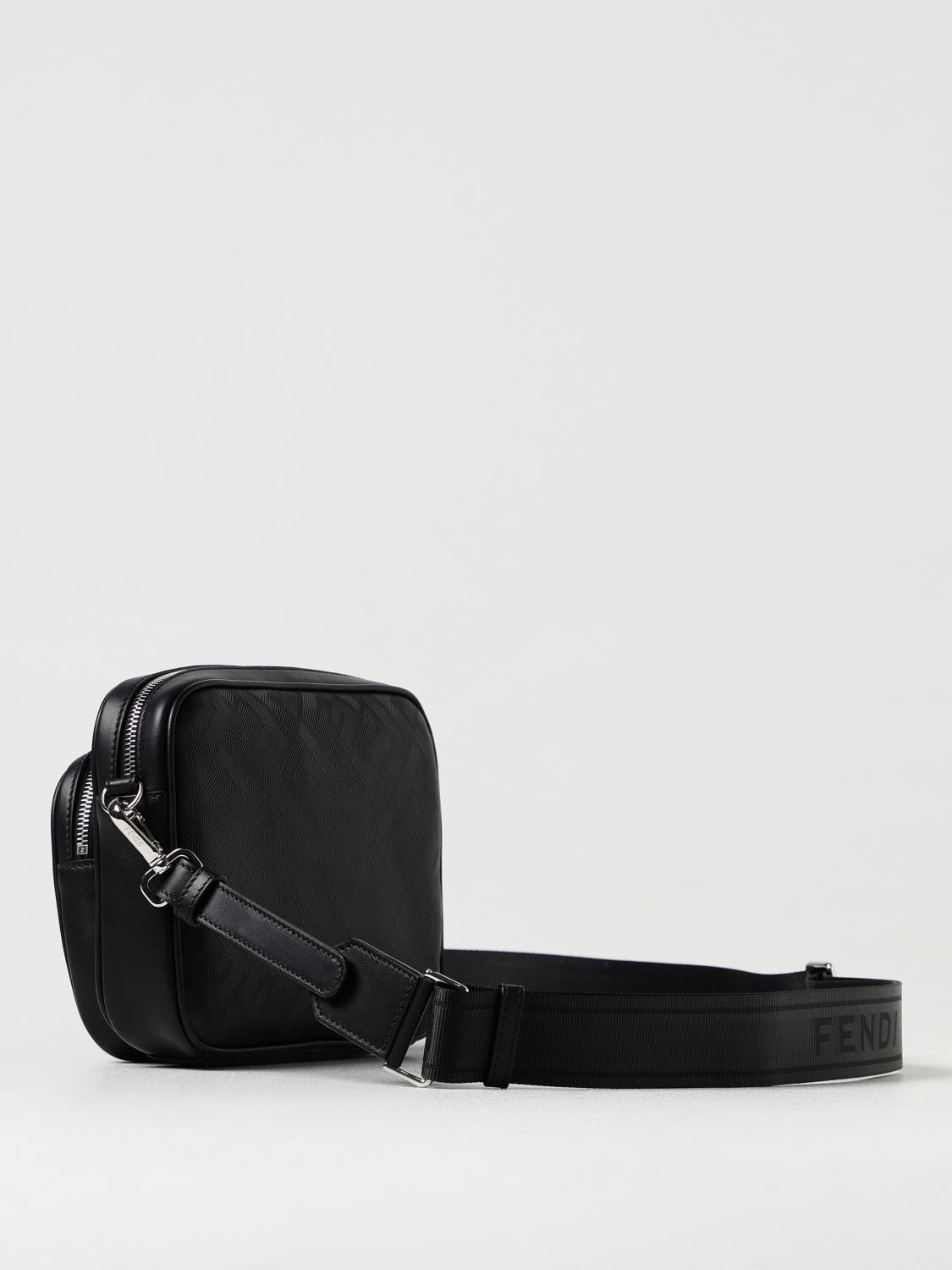 FENDI SHOULDER BAG: Bags men Fendi, Black - Img 3