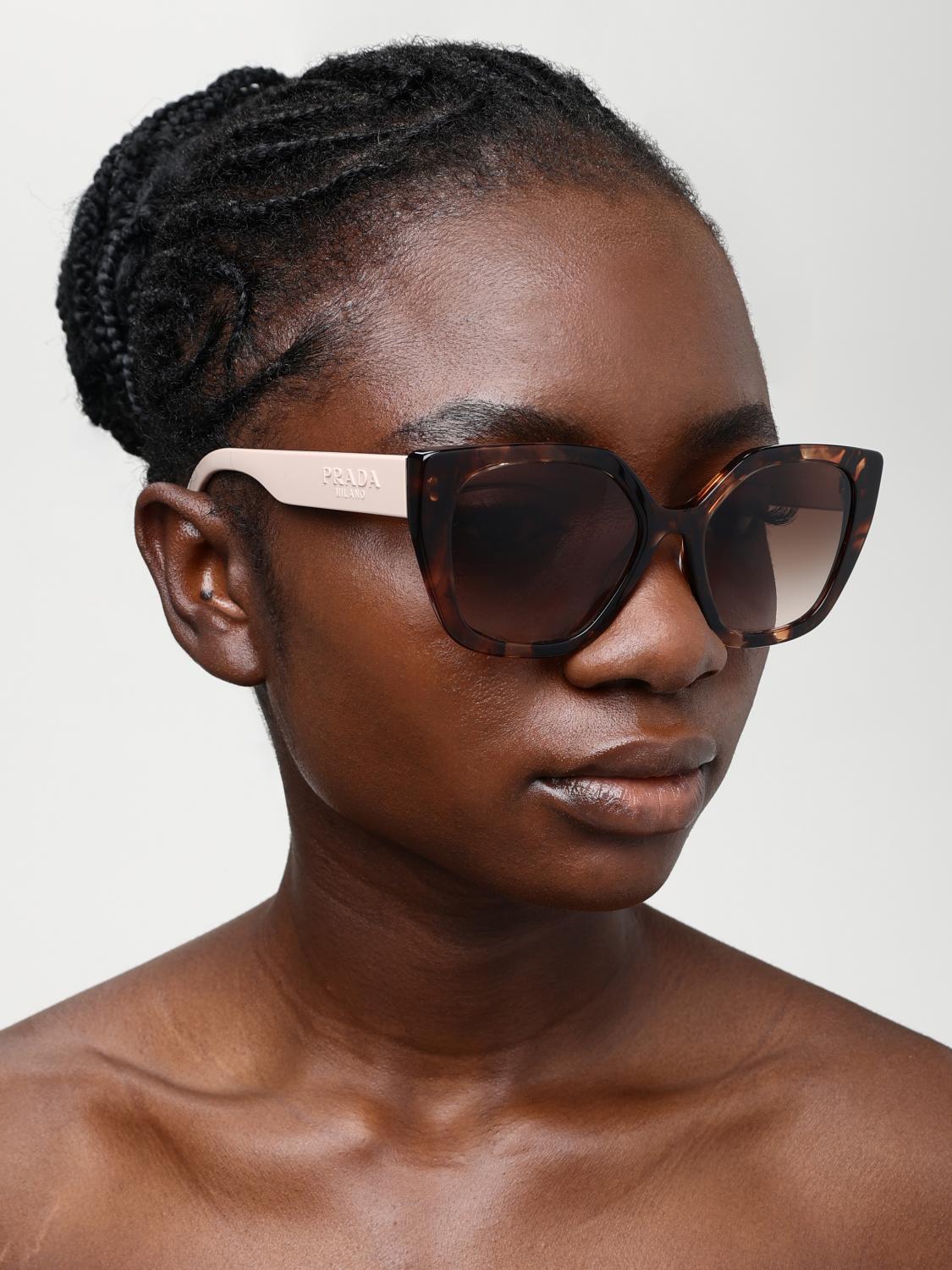 Prada Sunglasses woman - Brown | SPR 24X | GIGLIO.COM