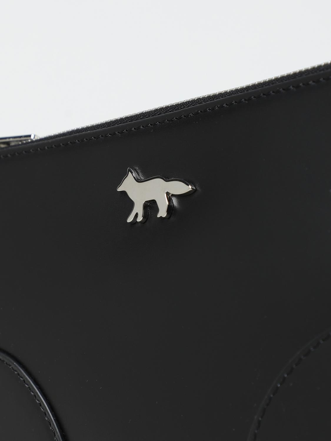 MAISON KITSUNÉ ミニバッグ: バッグ メンズ Maison KitsunÉ, ブラック - Img 3