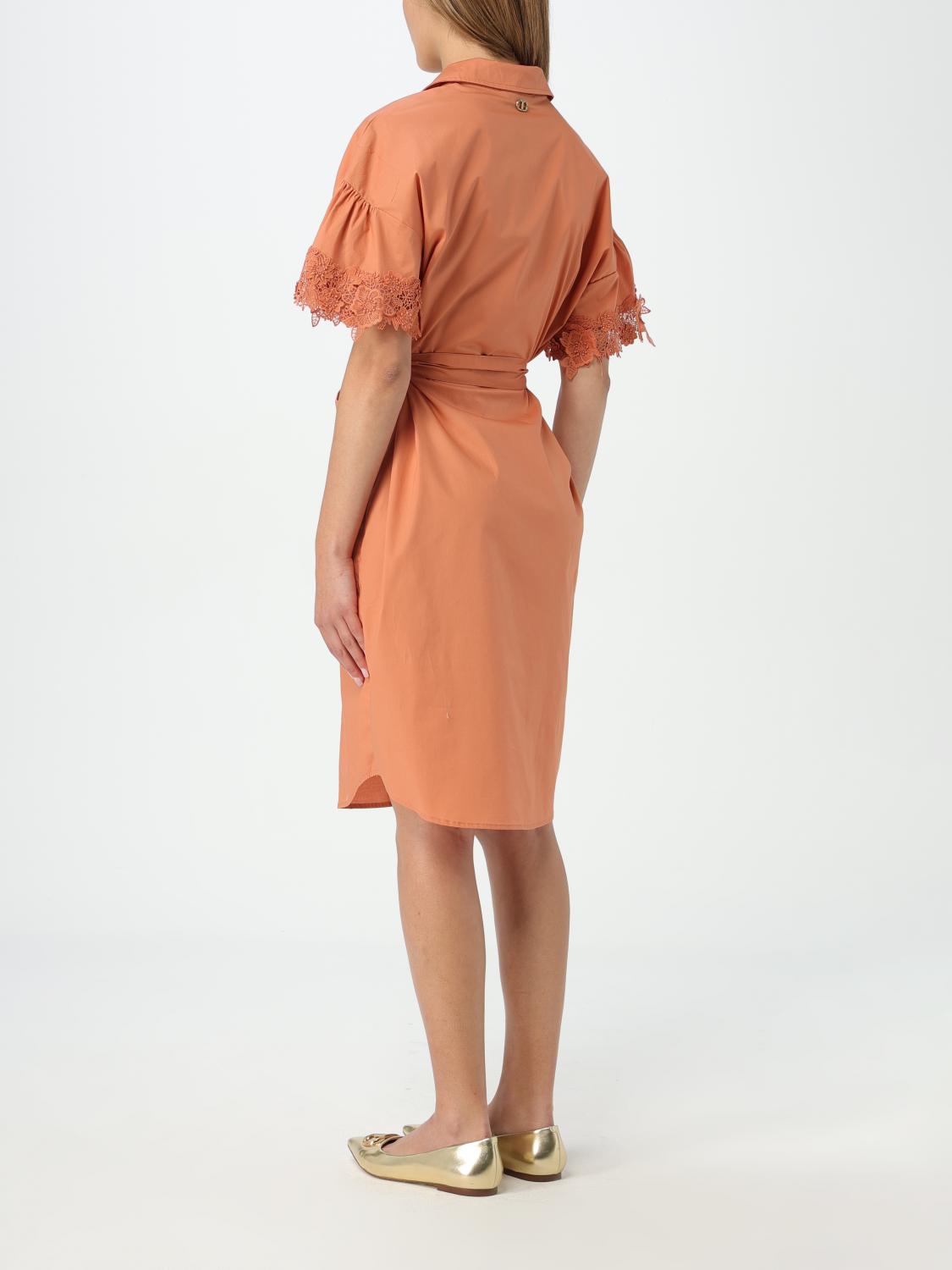 TWINSET VESTIDO: Vestido mujer Twinset, Naranja - Img 2