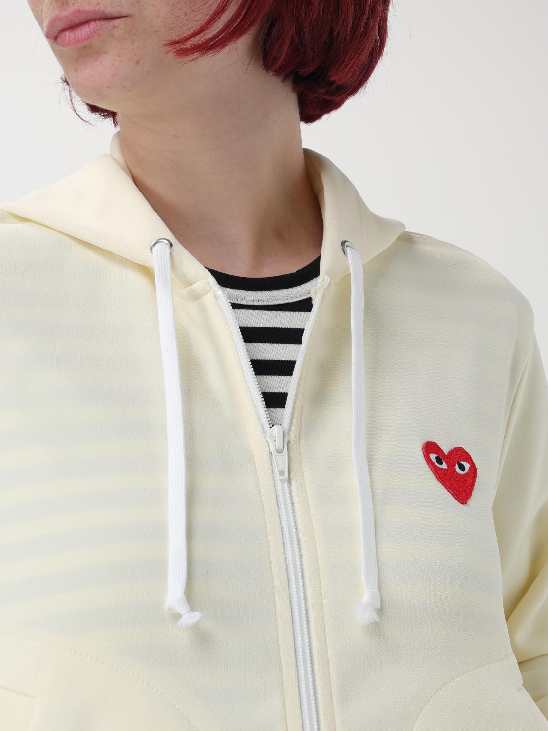COMME DES GARÇONS PLAY SUDADERA: Sudadera mujer Comme Des Garçons Play, Blanco - Img 4