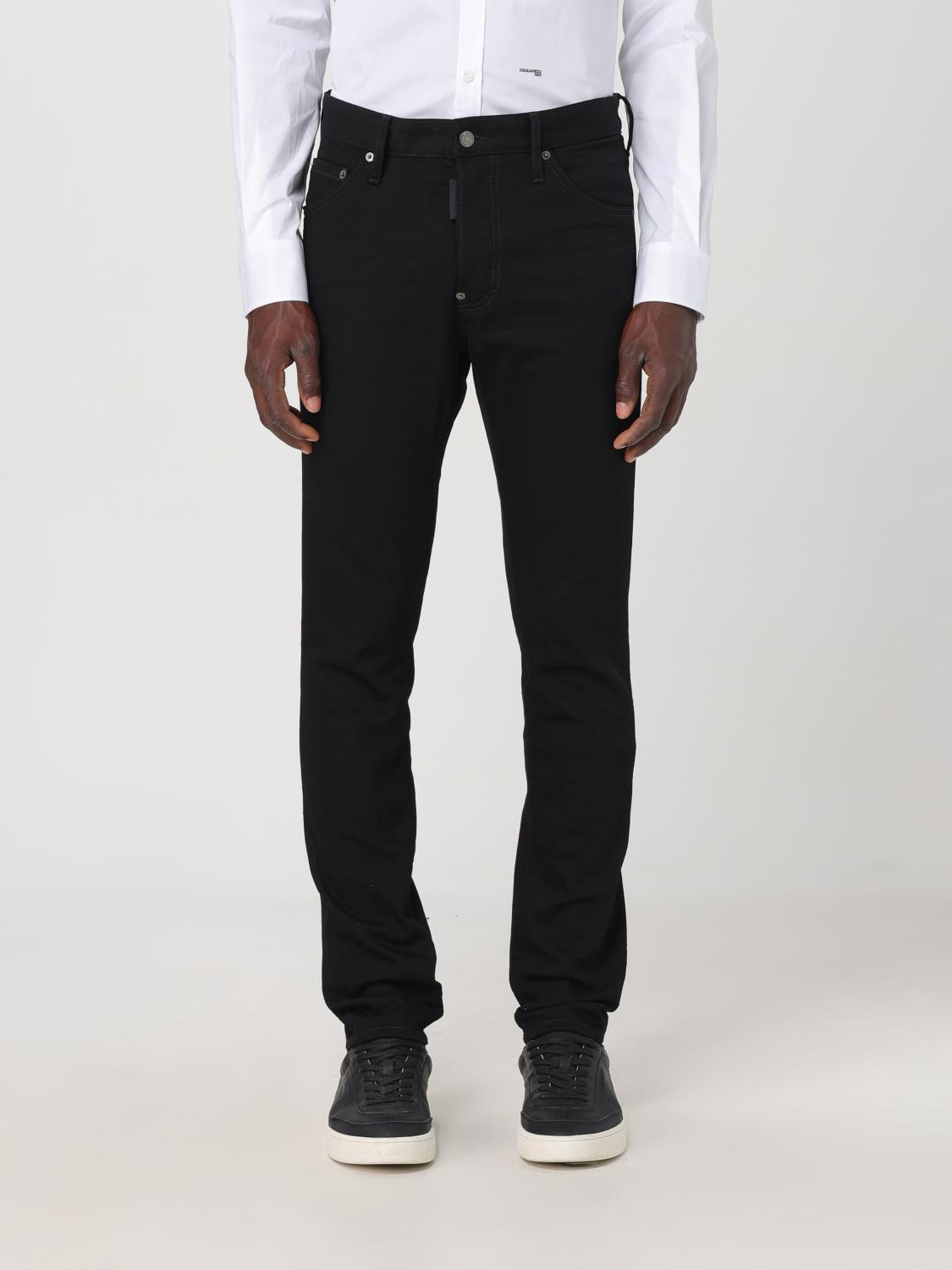 DSQUARED2 청바지: Dsquared2 쿨 가이 미드 웨이스트 스키니 진, 블랙 - Img 1