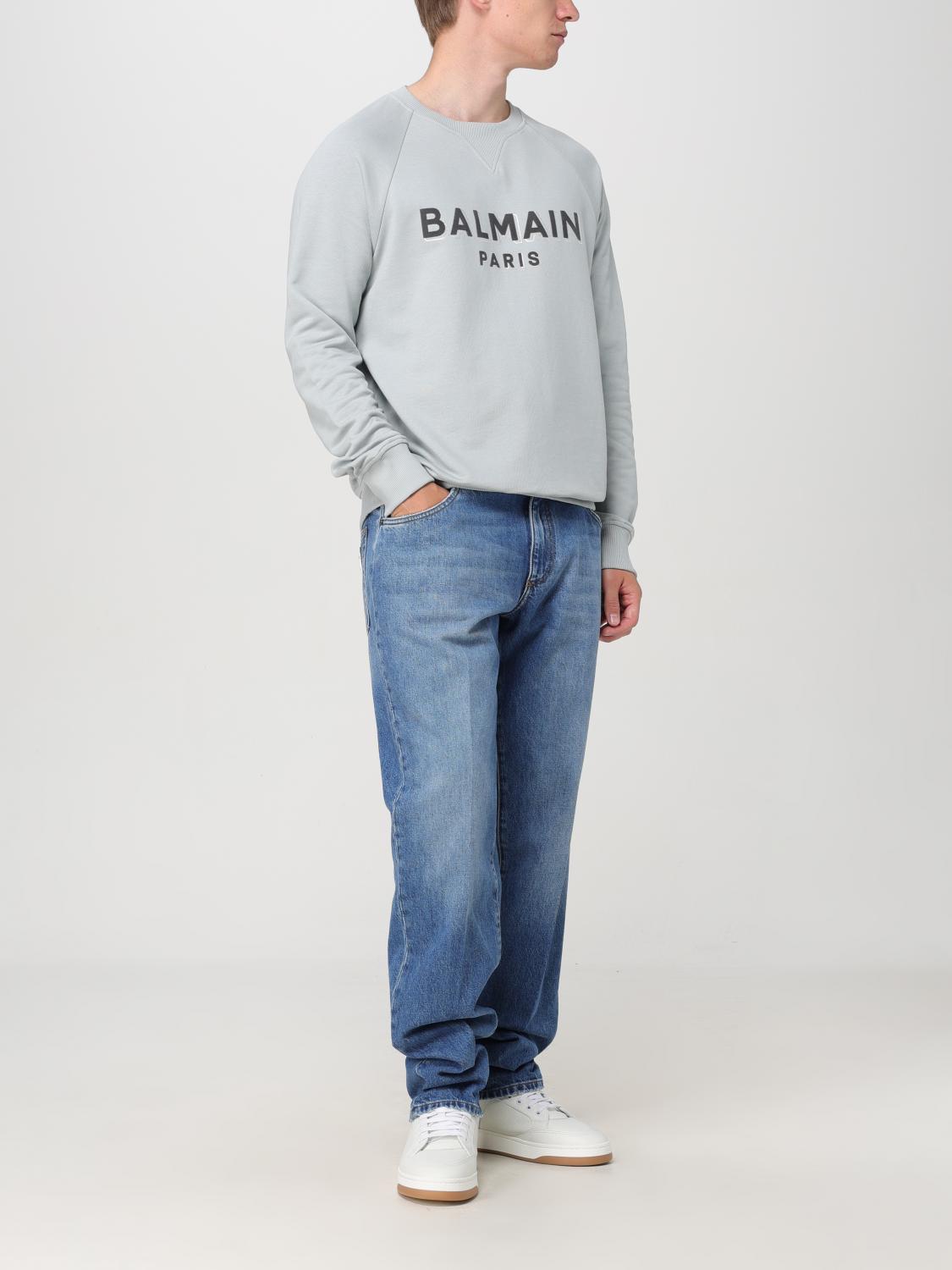 BALMAIN JUMPER: Jumper men Balmain, Grey - Img 2