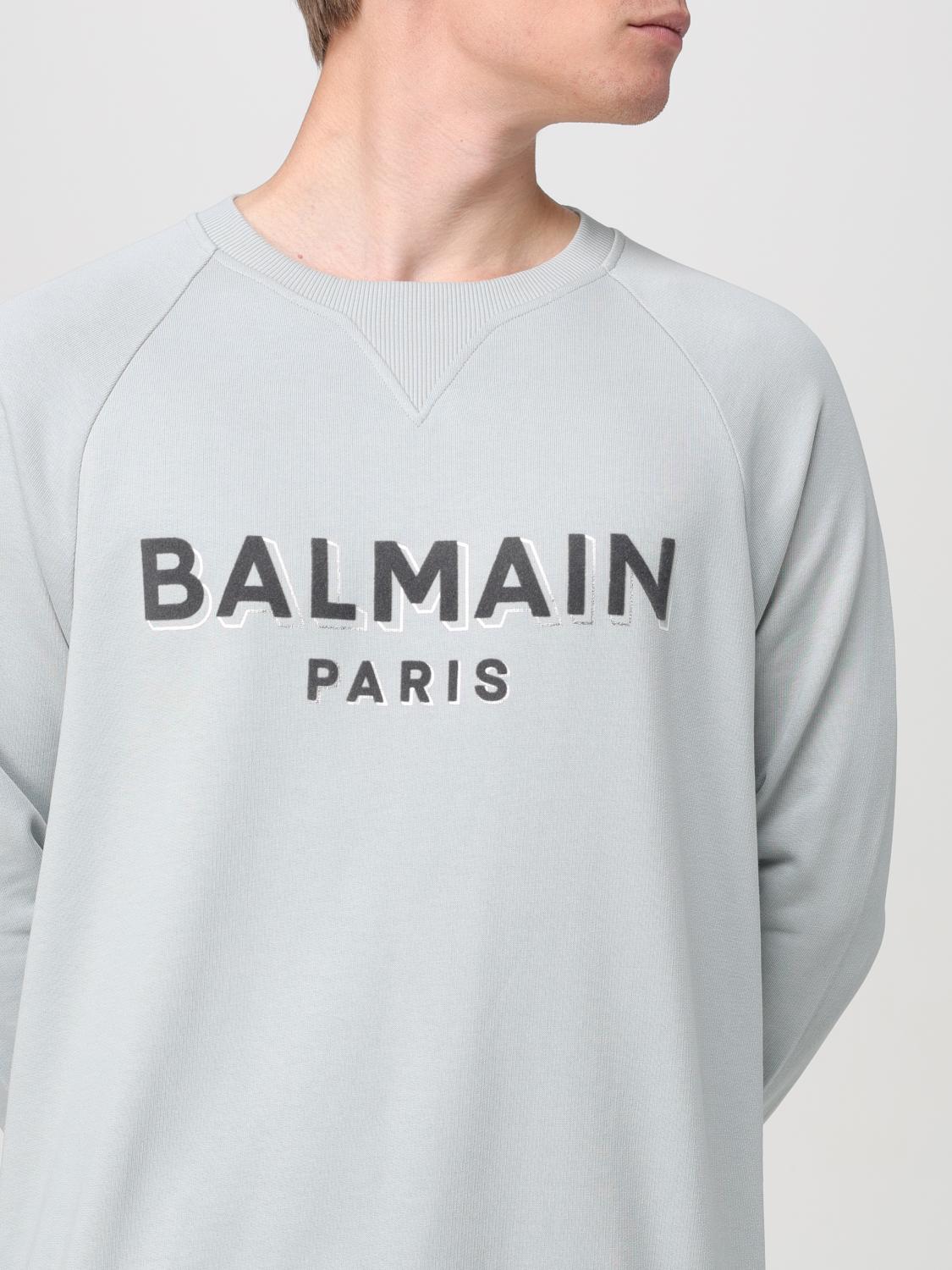 BALMAIN JUMPER: Jumper men Balmain, Grey - Img 5