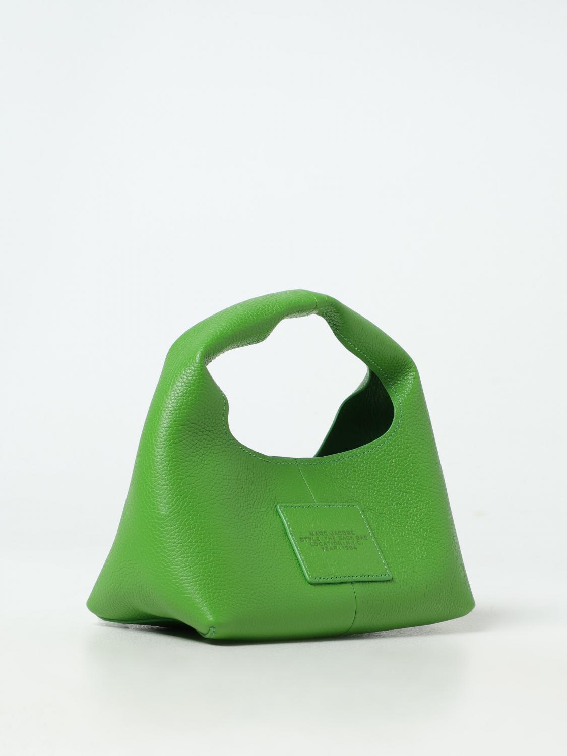MARC JACOBS BORSA A MANO: Borsa The Sac Bag Marc Jacobs in pelle a grana , Kiwi - Img 2