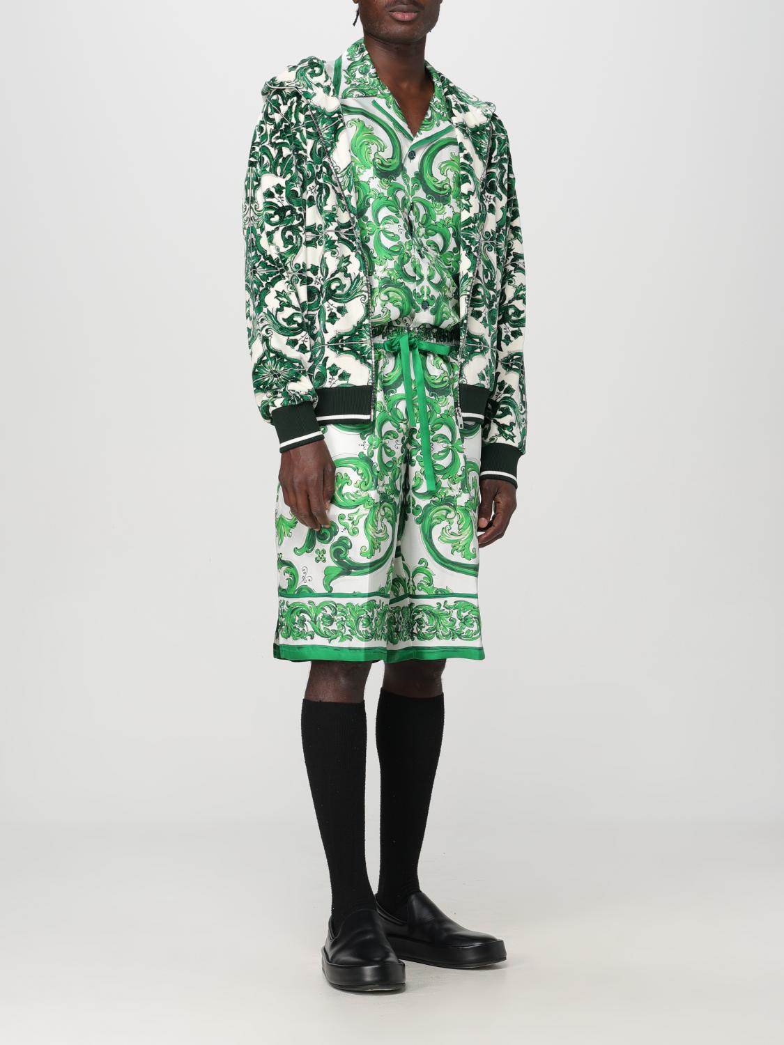 DOLCE & GABBANA SHORTS: Short men Dolce & Gabbana, Green - Img 2