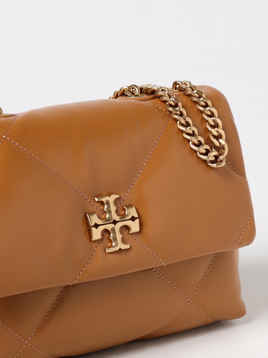 TORY BURCH MINITASCHE: Kira Tasche aus gestepptem Nappaleder Tory Burch, Braun - Img 3