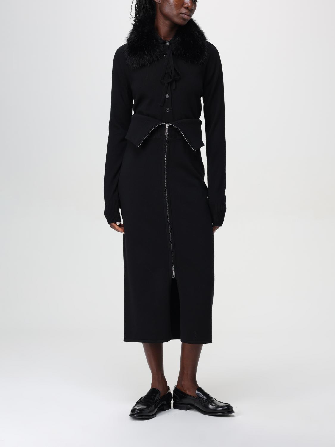 SPORTMAX CÁRDIGAN: Jersey mujer Sportmax, Negro - Img 2