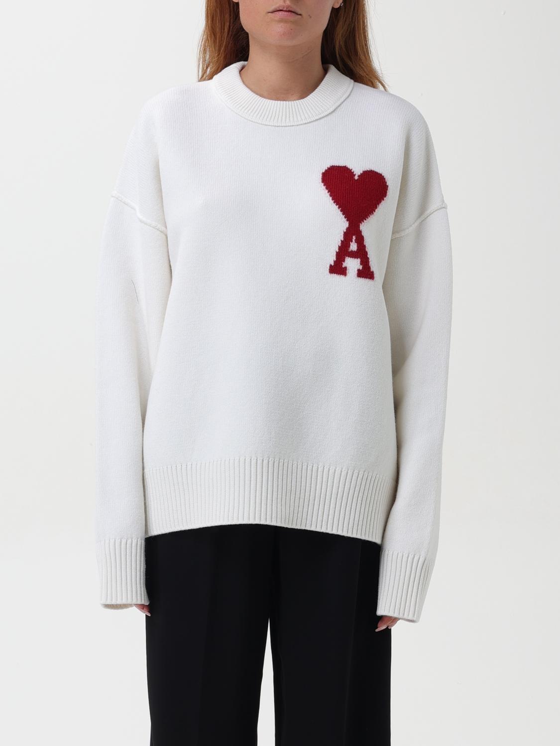 AMI PARIS JERSEY: Jersey mujer Ami Paris, Blanco - Img 1