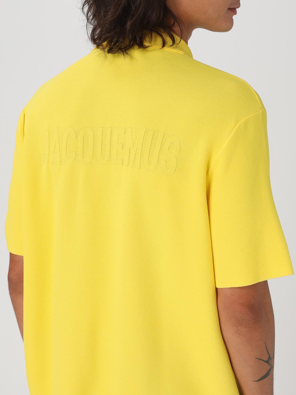 JACQUEMUS POLO: Polo basic Jacquemus, Giallo - Img 5