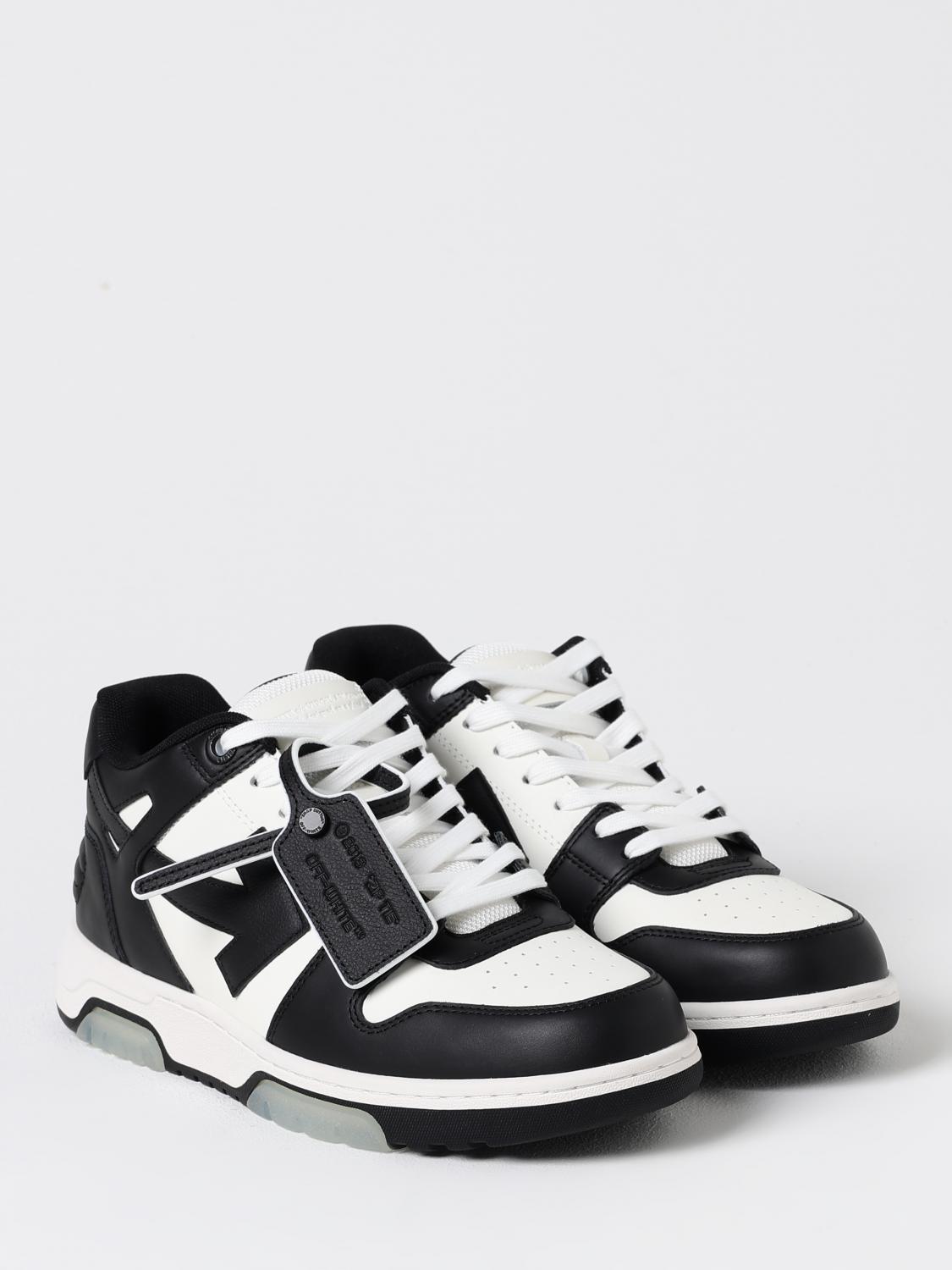 OFF-WHITE SNEAKERS: Sneakers Out Of Office Off-White in pelle , Bianco - Img 2