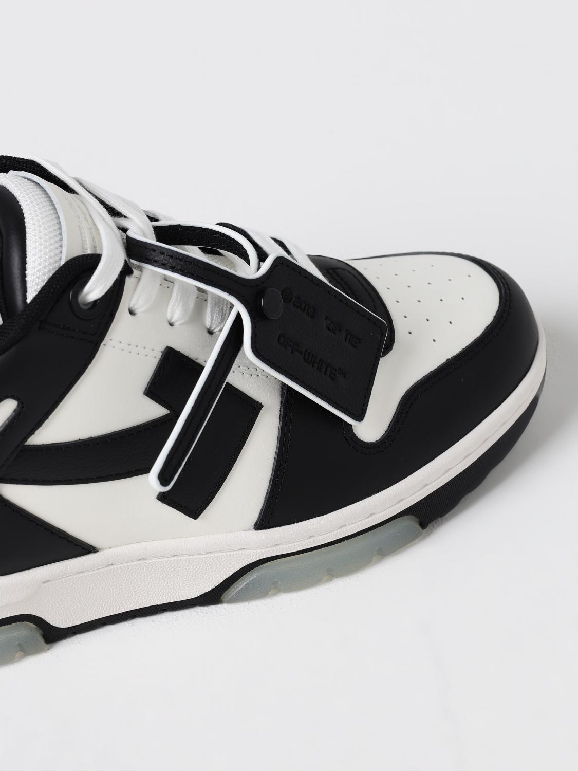 OFF-WHITE SNEAKERS: Sneakers Out Of Office Off-White in pelle , Bianco - Img 4