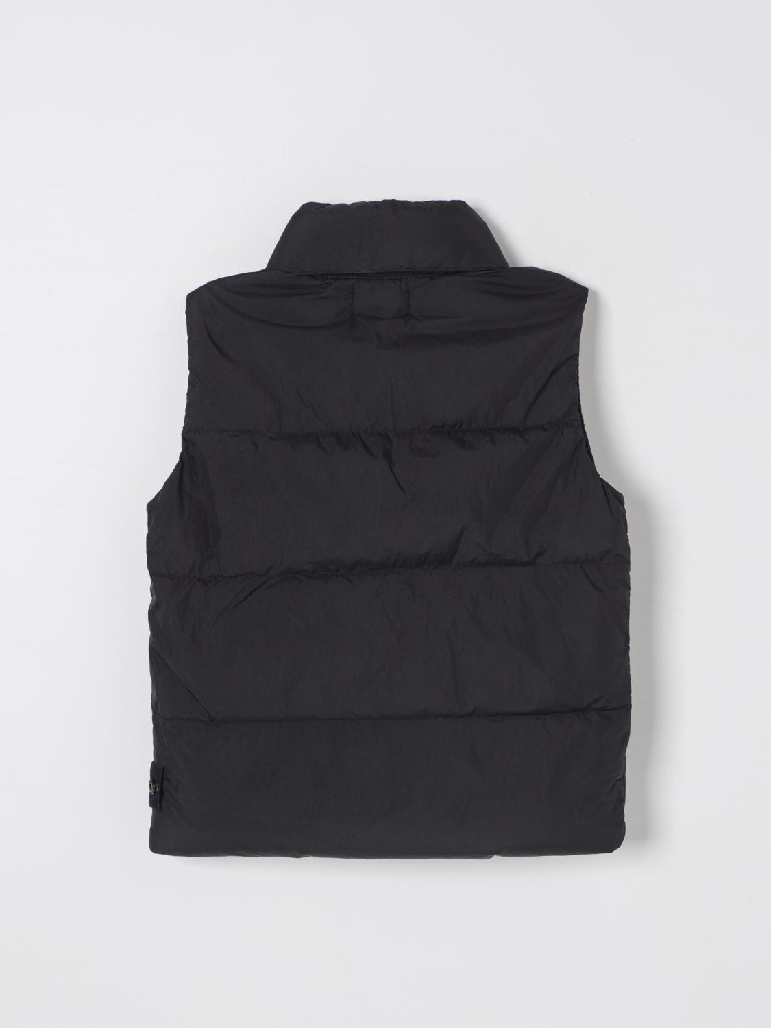 STONE ISLAND JUNIOR WAISTCOAT: Waistcoat kids Stone Island Junior, Black - Img 2