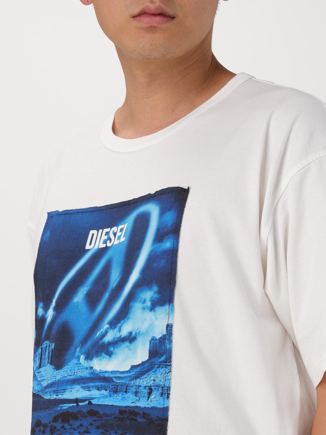 DIESEL T-SHIRT: T-shirt men Diesel, White - Img 4