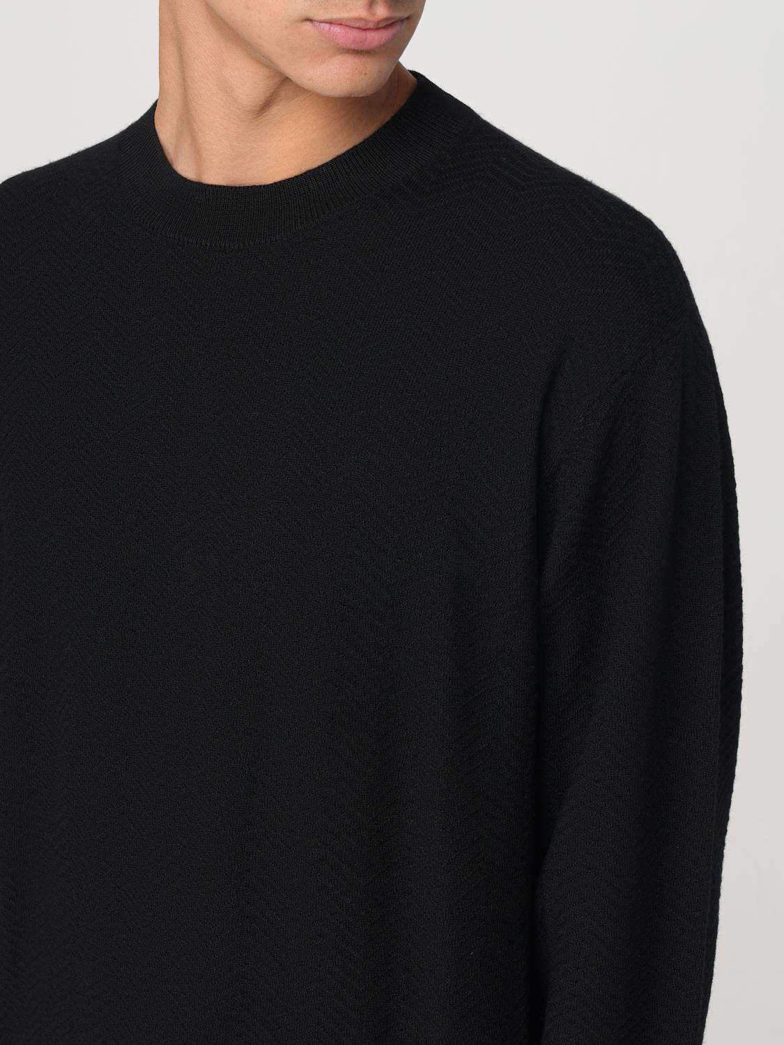 EMPORIO ARMANI PULLOVER: Pullover herren Emporio Armani, Braun - Img 3