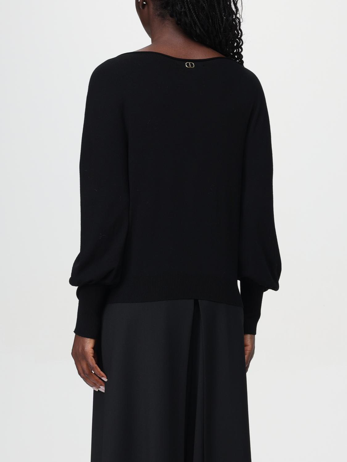 TWINSET PULLOVER: Pullover damen Twinset, Schwarz - Img 2