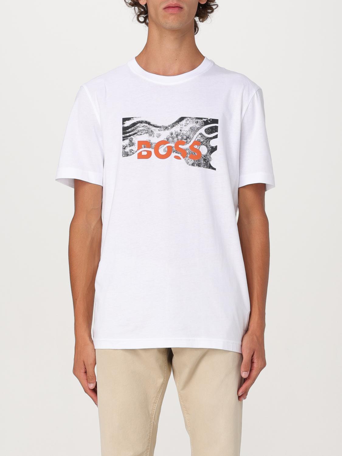 BOSS T-SHIRT: T-shirt men Boss, White - Img 1