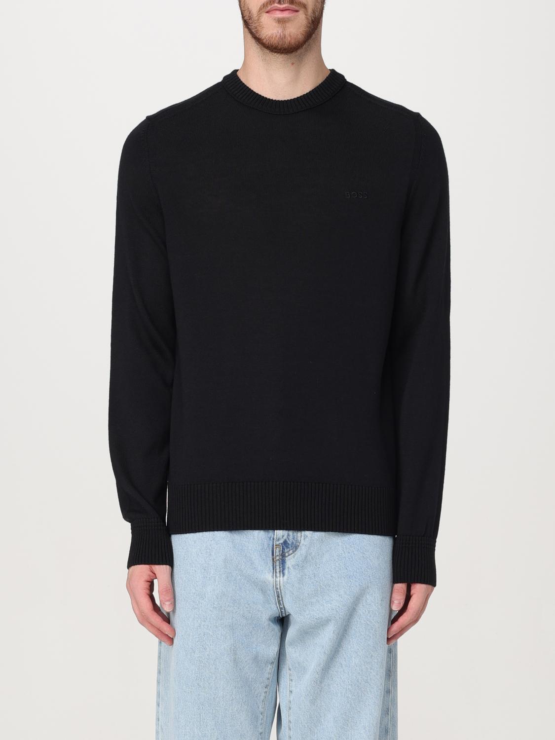 BOSS PULLOVER: Pullover herren Boss, Schwarz - Img 1