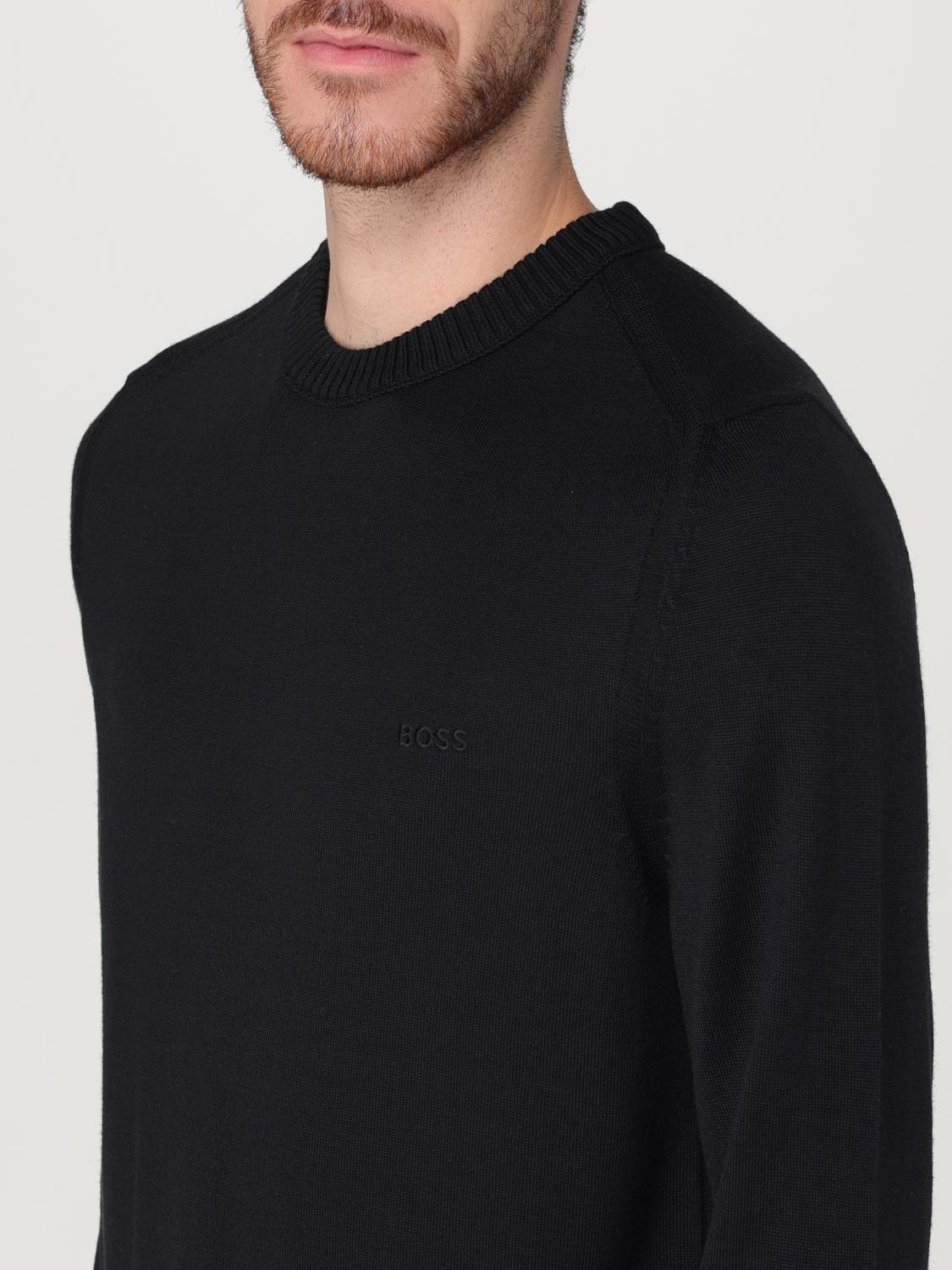 BOSS PULLOVER: Pullover herren Boss, Schwarz - Img 3