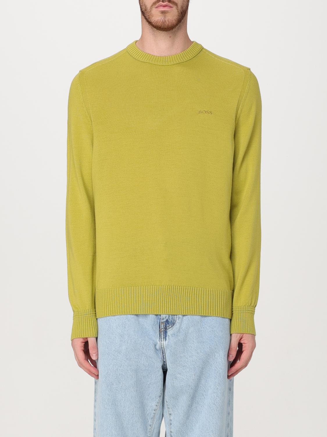 BOSS SWEATER: Sweater men Boss, Yellow - Img 1