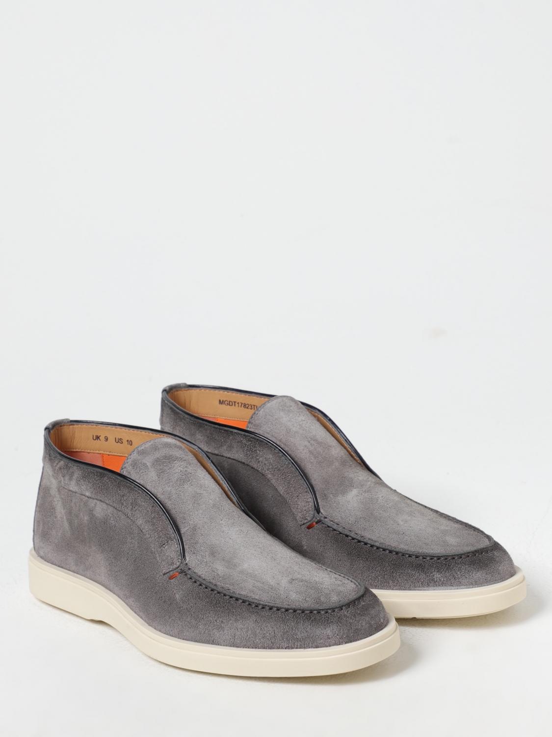 SANTONI DESERT BOOTS: Mokassins herren Santoni, Grau - Img 2